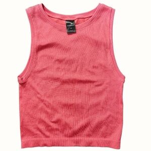 Express Pink Tank Top Women’s L/XL Sleeveless Scoop Neck Stretch Basic